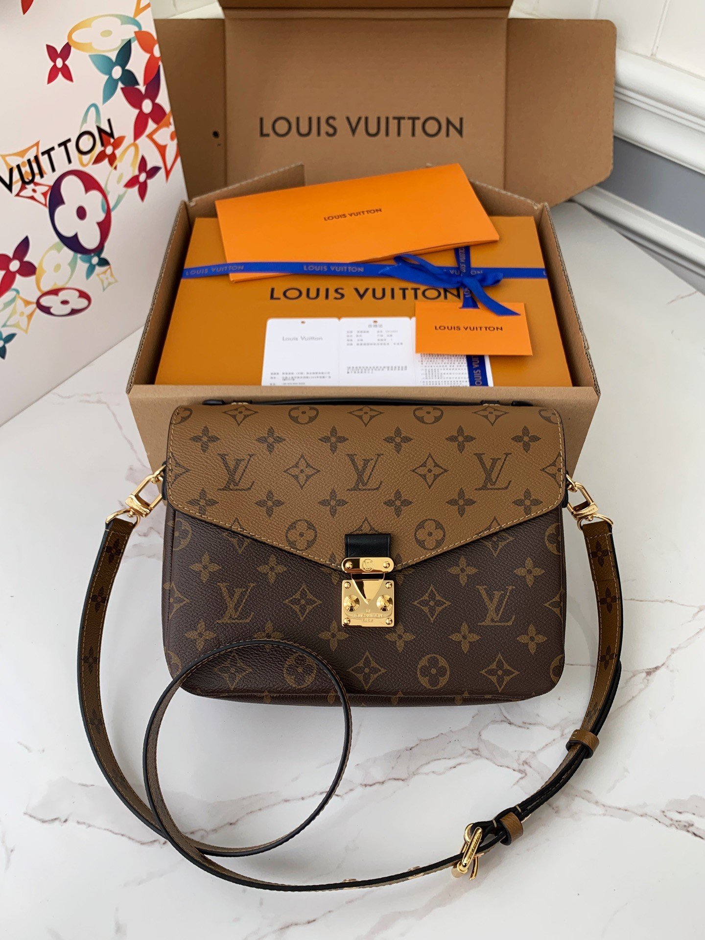 L X V  POCHETTE MÉTIS  M44876  SIZE:25*19*7cm