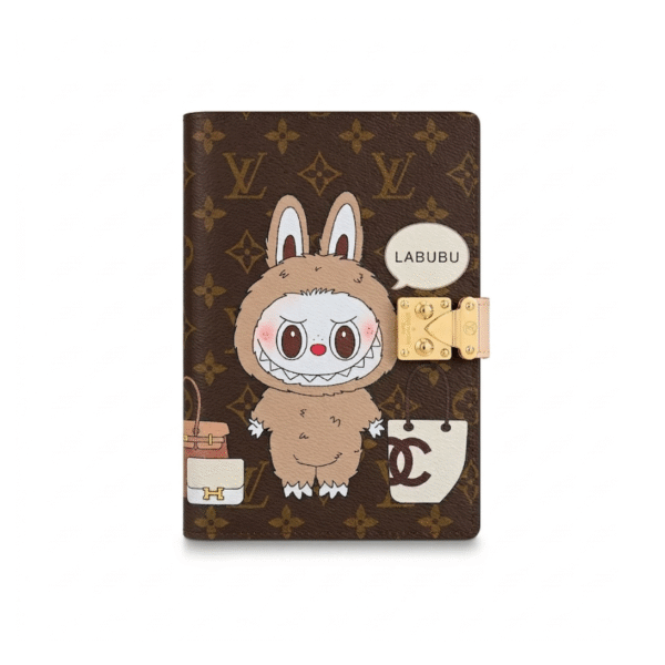 LOUIS VUITTON New LV Labubu Notebook With Monogram Embossed & Color Painted Patterns