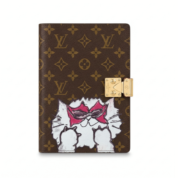 LOUIS VUITTON New LV Notebook With Monogram Embossed & Color Painted Patterns