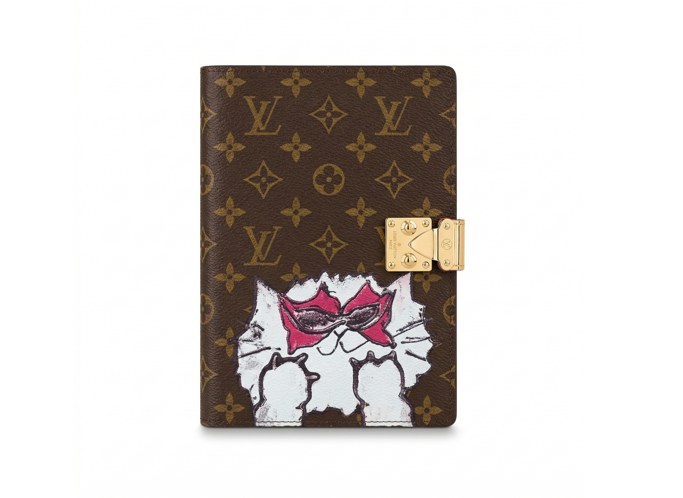 LOUIS VUITTON New LV Notebook With Monogram Embossed & Color Painted Patterns