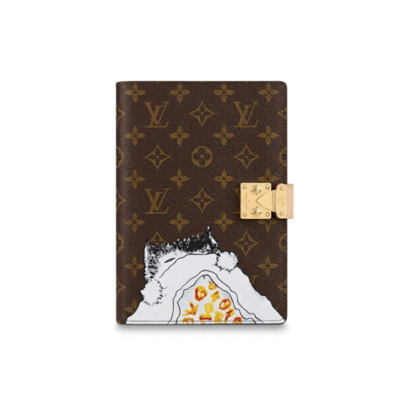 LOUIS VUITTON New LV Notebook With Monogram Embossed & Color Painted Patterns