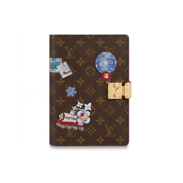 LOUIS VUITTON New LV Notebook With Monogram Embossed & Color Painted Patterns