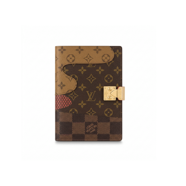 LOUIS VUITTON New LV Notebook With Monogram Embossed & Color Painted Patterns