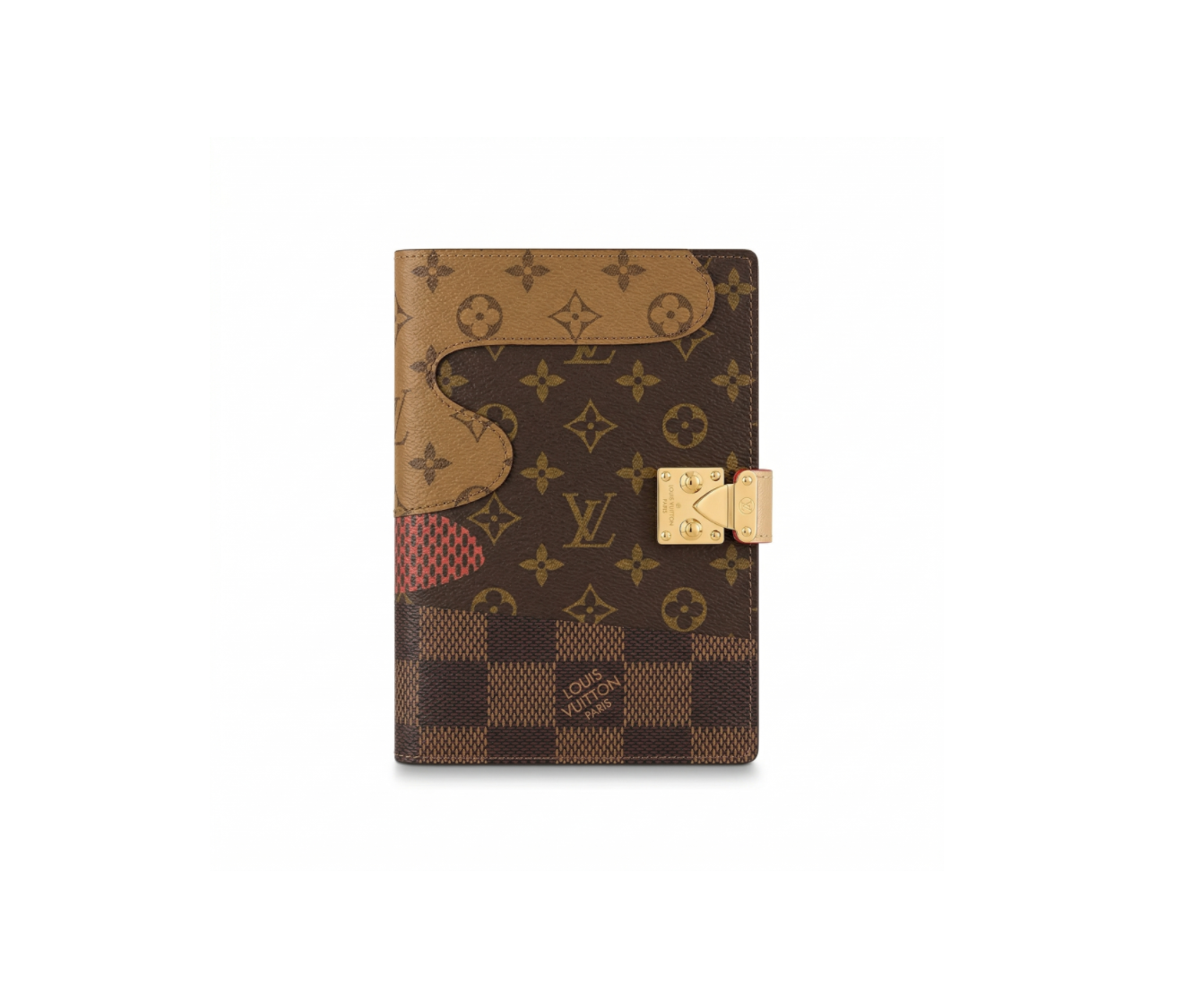LOUIS VUITTON New LV Notebook With Monogram Embossed & Color Painted Patterns