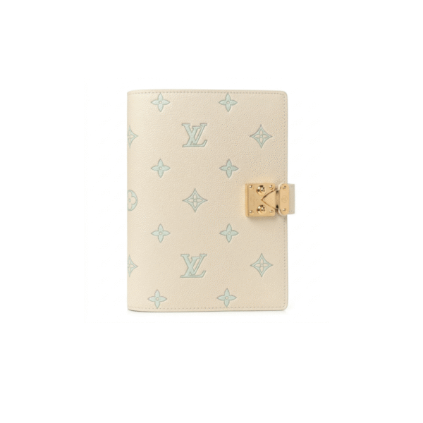 LOUIS VUITTON New LV Notebook With Monogram Embossed & Color Painted Patterns