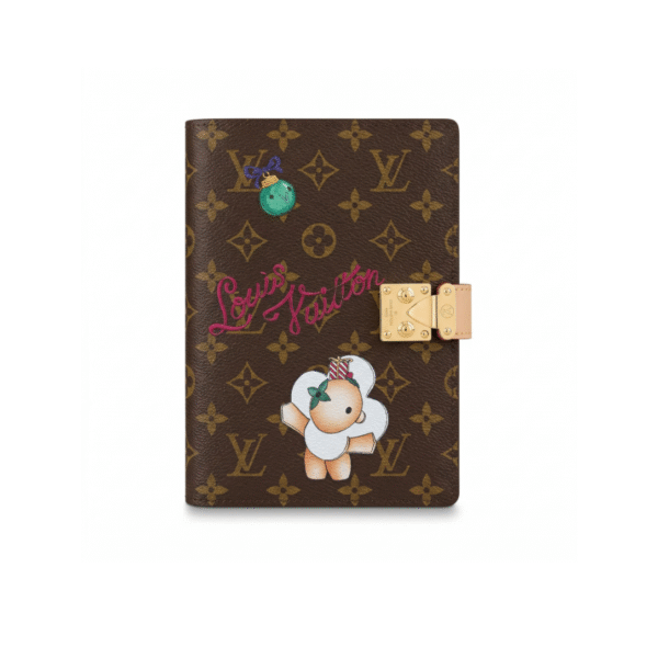 LOUIS VUITTON New LV Notebook With Monogram Embossed & Color Painted Patterns