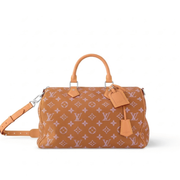 LouisV M11569 Speedy P9 Bandouliere 40 Orange Suede (40x26x23cm)