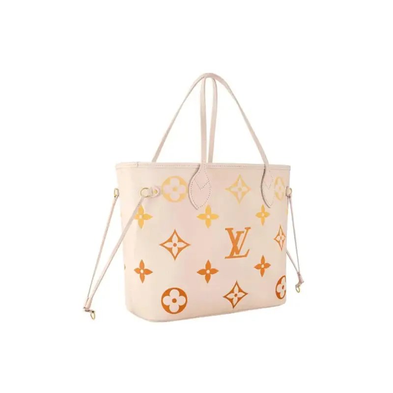 LOUIS VUITTON LV Neverfull MM Pastel Pink Handbag M46516(28×14×31cm)