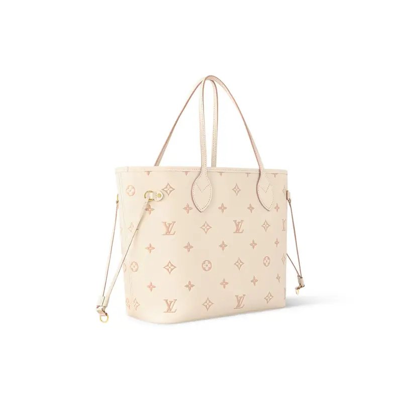 LOUIS VUITTON LV Neverfull MM Tote Bag WHITE M14285 (31×28×14cm)