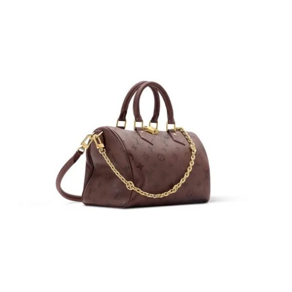 LouisV M26691 Speedy 25 Top Handle Bag Diamond Leather (25x18x13cm)