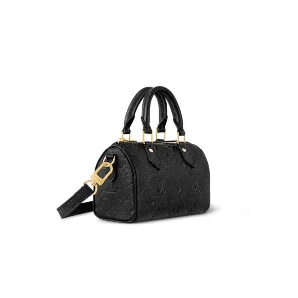 LouisV M82450 Nano Speedy Black Monogram Empreinte Stardust (16x10x7.5cm)