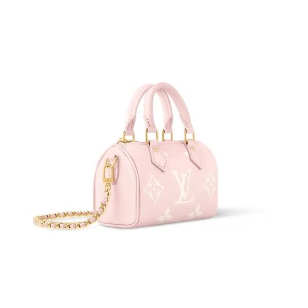 LouisV M14226 Nano Speedy Pink Monogram Empreinte (16x10x7.5cm)