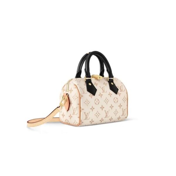 LouisV M46906 Speedy Bandouliere 20 2023 New White Monogram (20.5x13.5x12cm)
