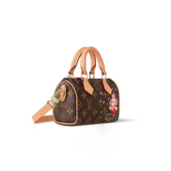 LouisV M82624 Nano Speedy Monogram Vintage Leather Vivienne (16x10x7.5cm)
