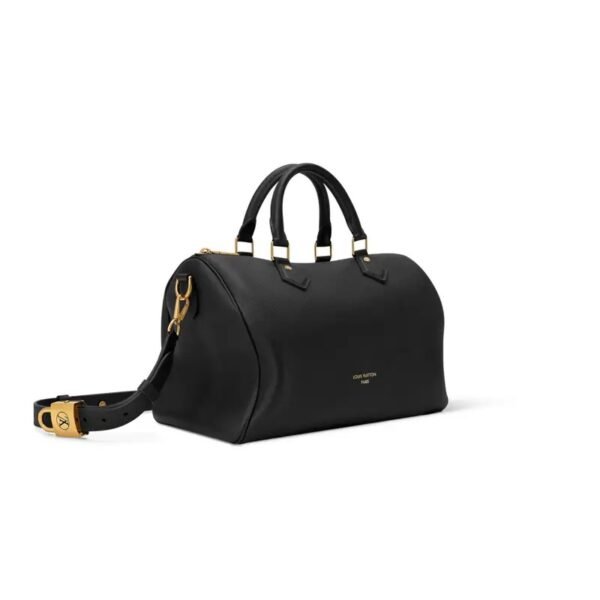 LouisV M24891 M24892 Speedy Soft 30 Low Key Black Brown Cowhide (30x21x17cm)