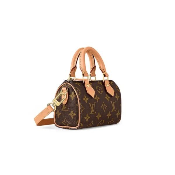 LouisV M81085 Nano Speedy 7th Diamond Leather 163C Chip (16x10x7.5cm)
