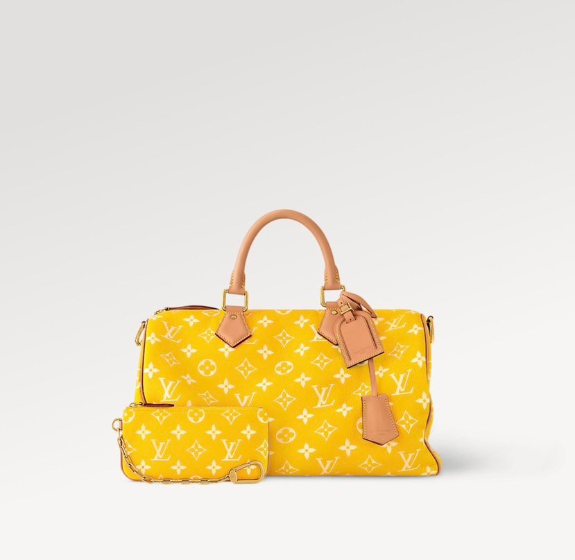 LouisV M24419 Speedy P9 Bandouliere 40 Monogram Leather (40x26x23cm)
