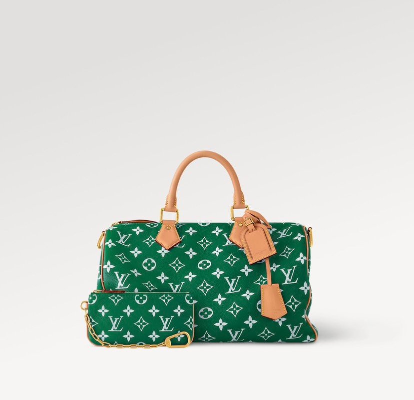 LouisV M24417 Speedy Bandouliere 40 Monogram Leather (40x26x23cm)