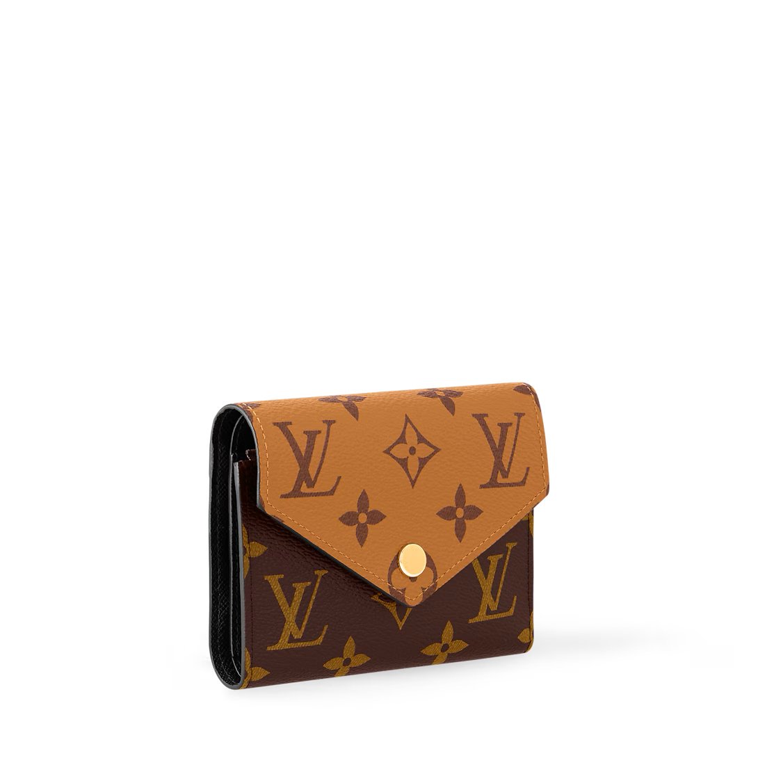 LouisV M81557 Victorine Wallet Monogram Reverse Canvas (12x9.5x2.5cm)