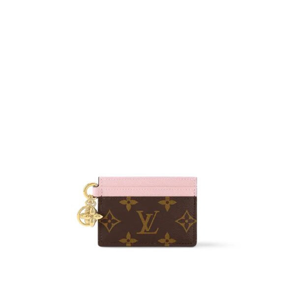 LouisV M82739 Card Holder Charms Monogram Coated Canvas (10.2x7.3x0.3cm)