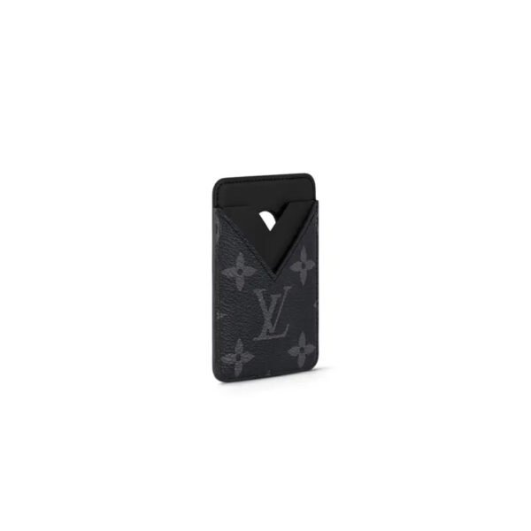 LouisV M12602 Porte-Cartes Magnet Monogram Canvas Black (6.5x9.5x0.5cm)