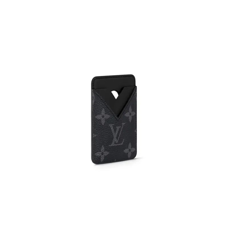LouisV M12602 Porte-Cartes Magnet Monogram Canvas Black (6.5x9.5x0.5cm)