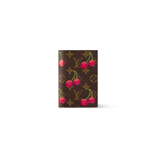 LouisV M13424 Passport Cover LV x TM Cherry Monogram Canvas (14x2.5x10cm)