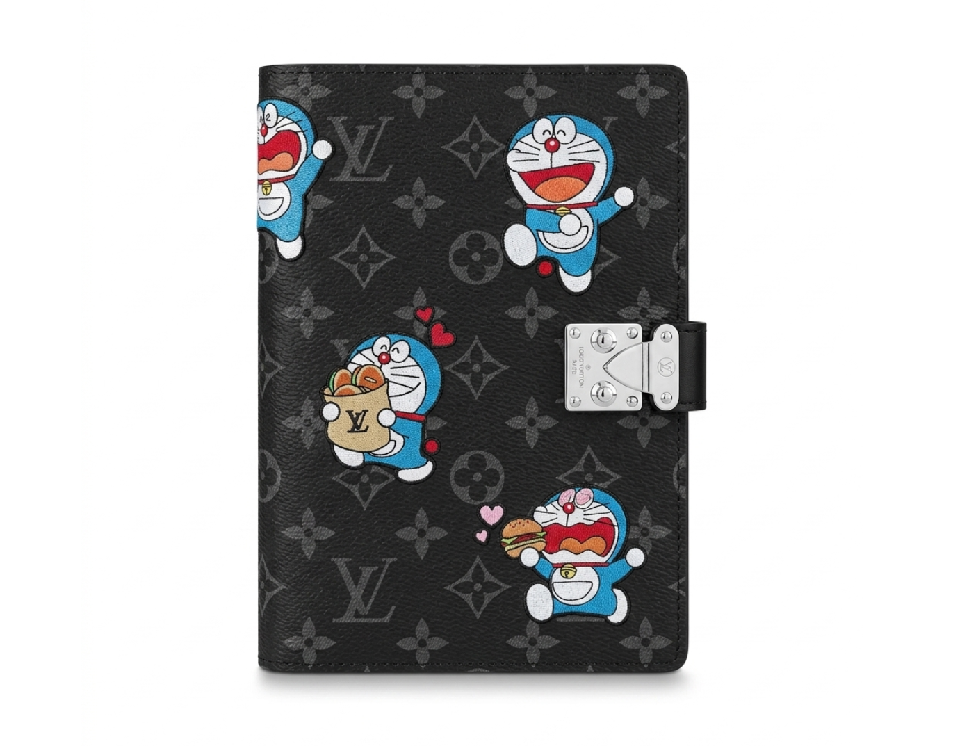 LOUIS VUITTON New LV Notebook With Monogram Embossed & Color Painted Patterns