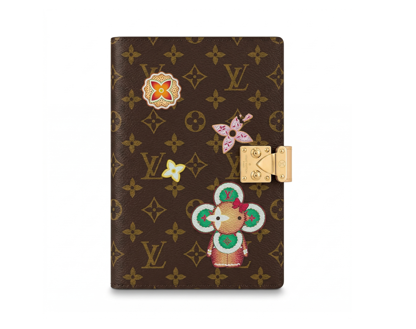 LOUIS VUITTON New LV Notebook With Monogram Embossed & Color Painted Patterns