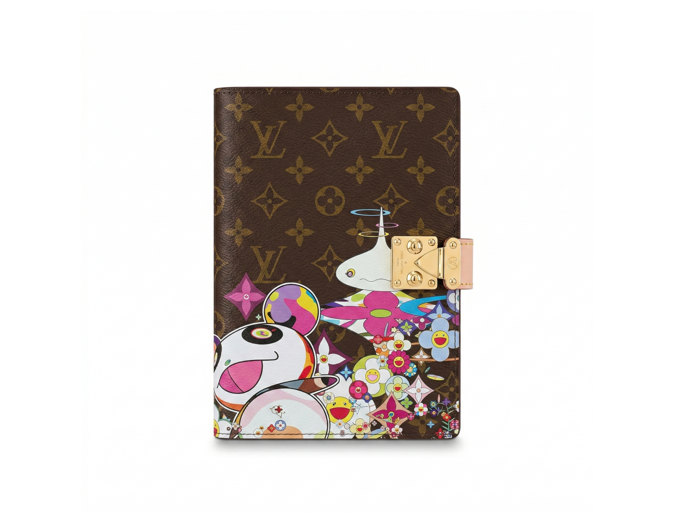 LOUIS VUITTON New LV Notebook With Monogram Embossed & Color Painted Patterns