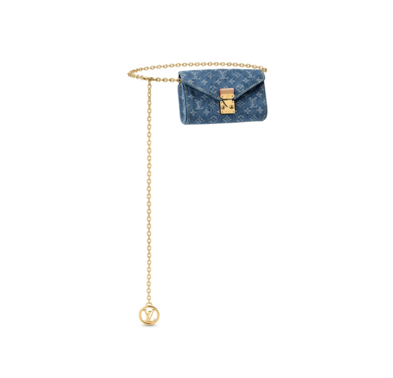 M4622Z LV DENIM POUCH METIS  (13.5*8CM)