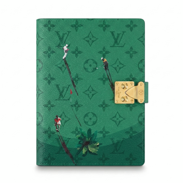 LOUIS VUITTON New LV Notebook With Monogram Embossed & Color Painted Patterns