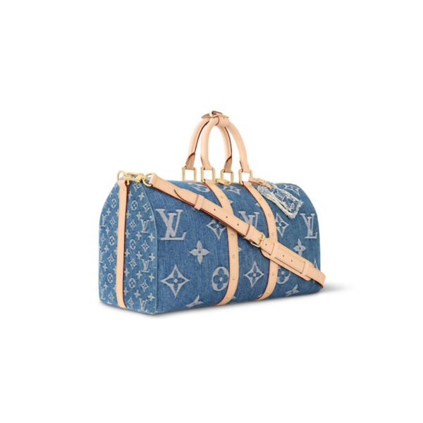 M24315 LOUIS VUITTON MASTER DENIM KEEPALL BANDOULIERE 50 (50*29*22cm)