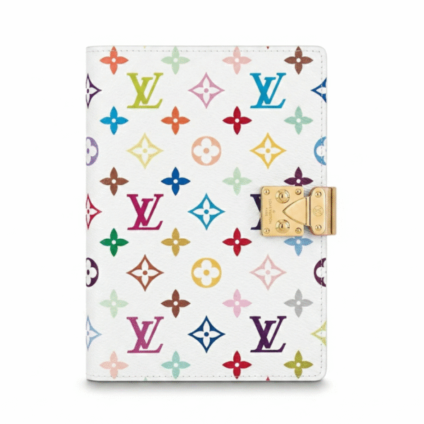 LOUIS VUITTON New LV Notebook With Monogram Embossed & Color Painted Patterns