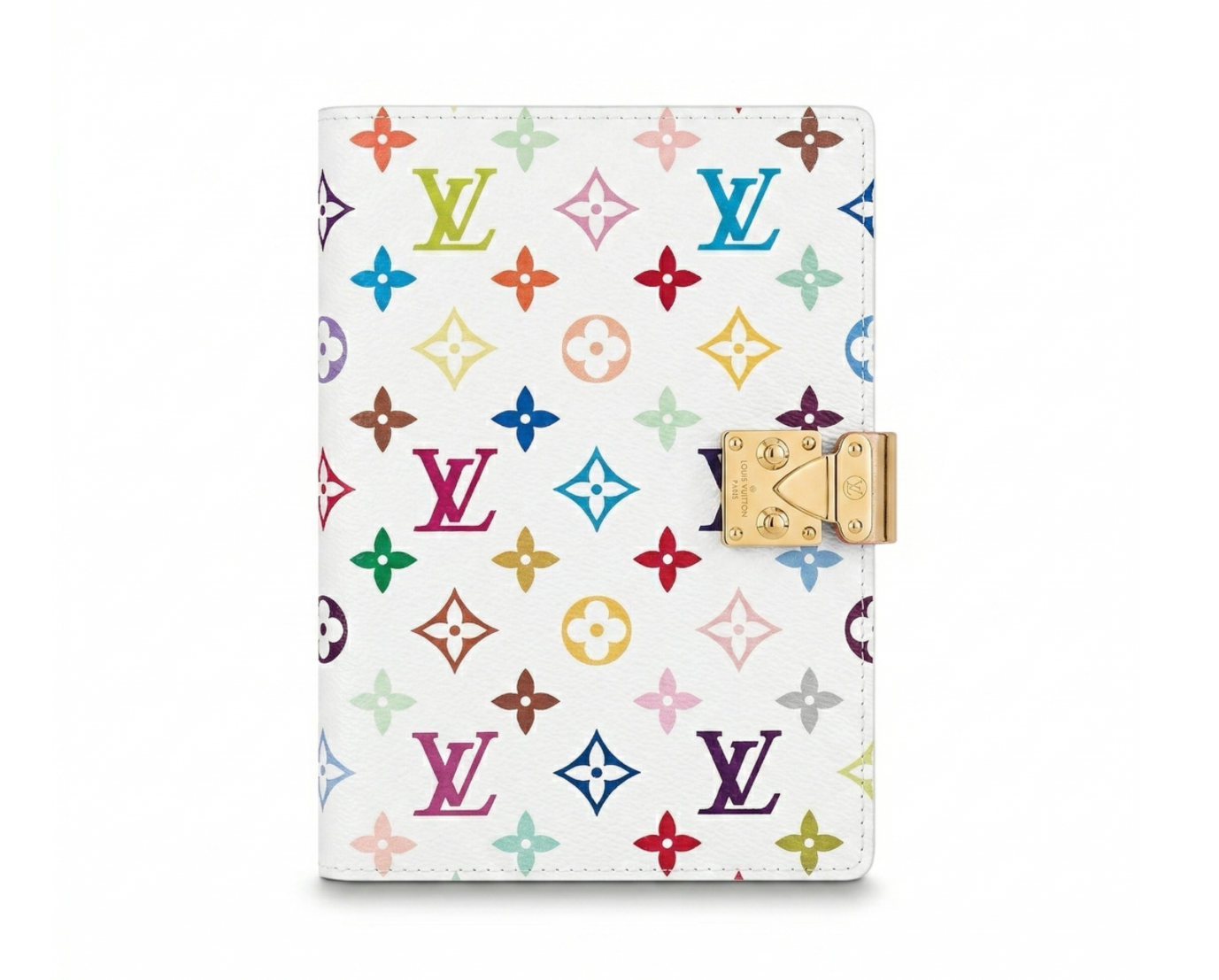 LOUIS VUITTON New LV Notebook With Monogram Embossed & Color Painted Patterns