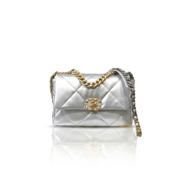 AS1161 COCO 19 Flap Bag Lambskin Pink Mixed-Metal Hardware (26*9*16mm)