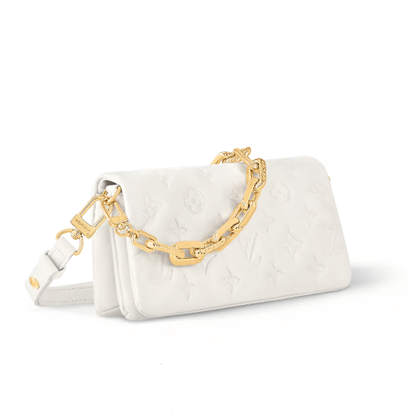 M83359 LV Pochette Coussin white (21*11*8cm)