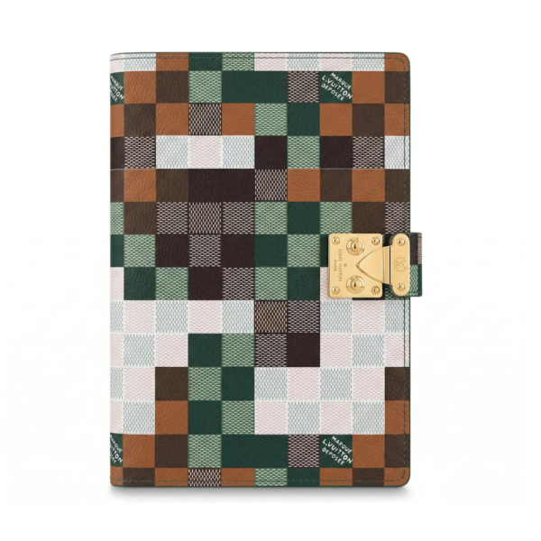LOUIS VUITTON New LV Notebook With Monogram Embossed & Color Painted Patterns