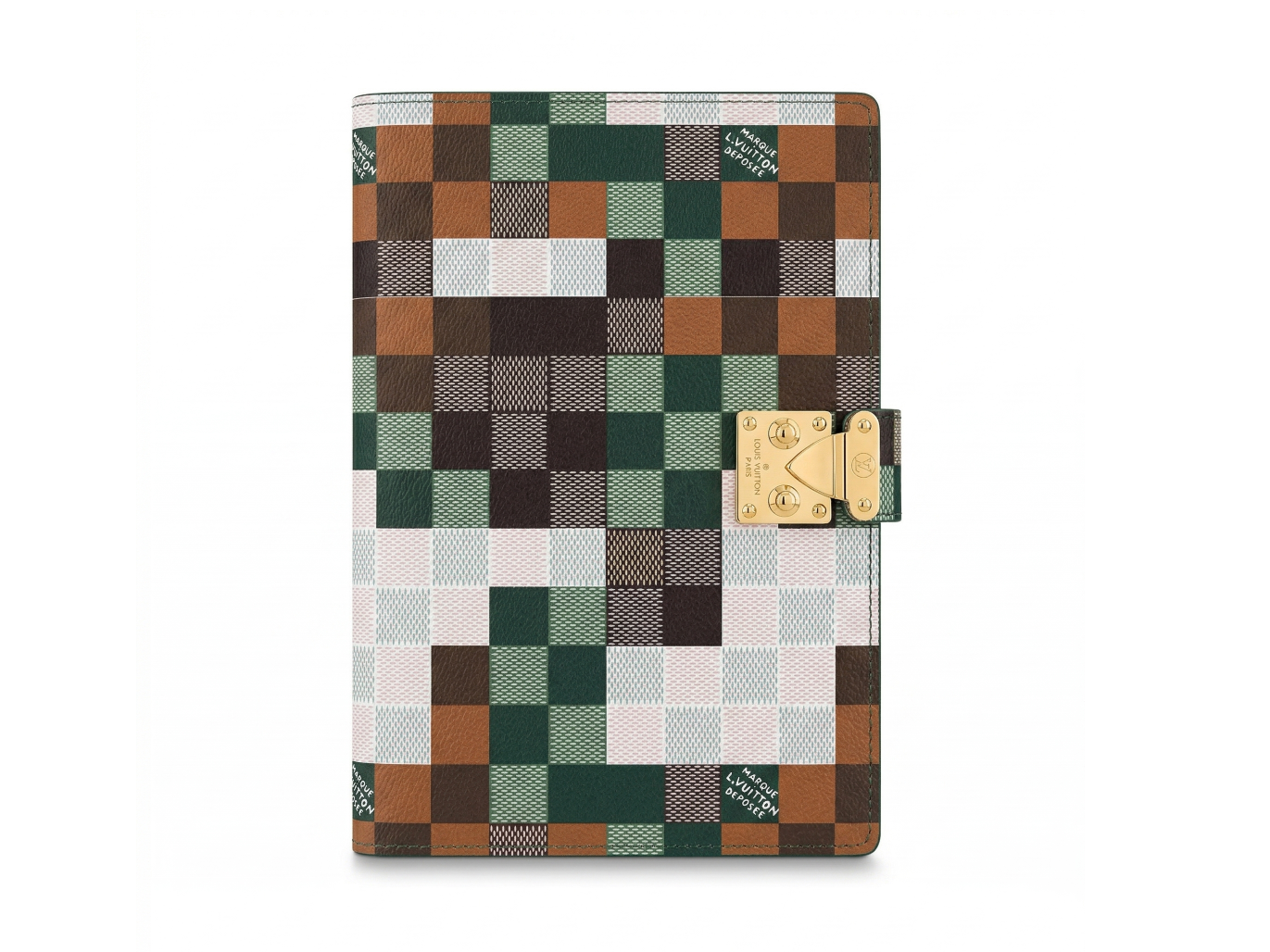 LOUIS VUITTON New LV Notebook With Monogram Embossed & Color Painted Patterns