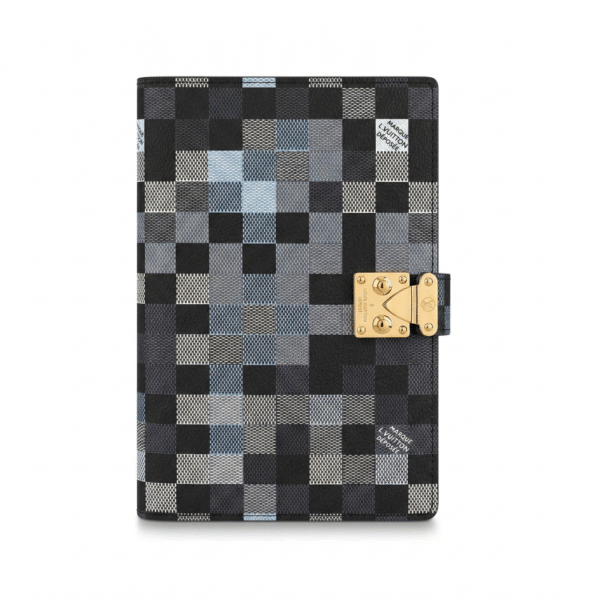 LOUIS VUITTON New LV Notebook With Monogram Embossed & Color Painted Patterns