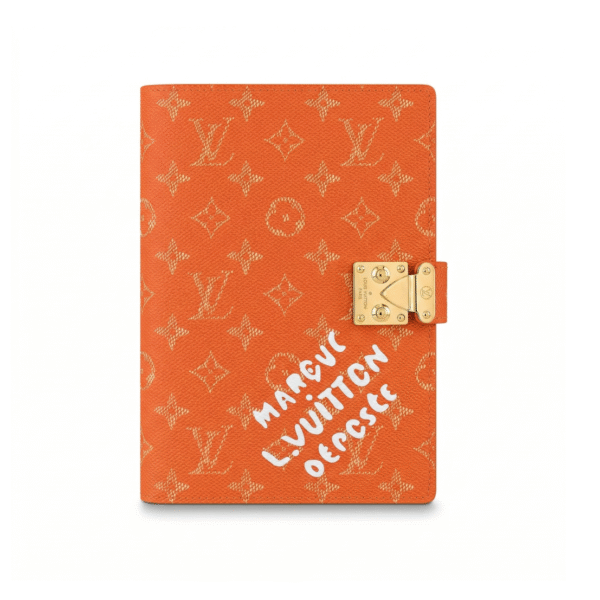 LOUIS VUITTON New LV Notebook With Monogram Embossed & Color Painted Patterns