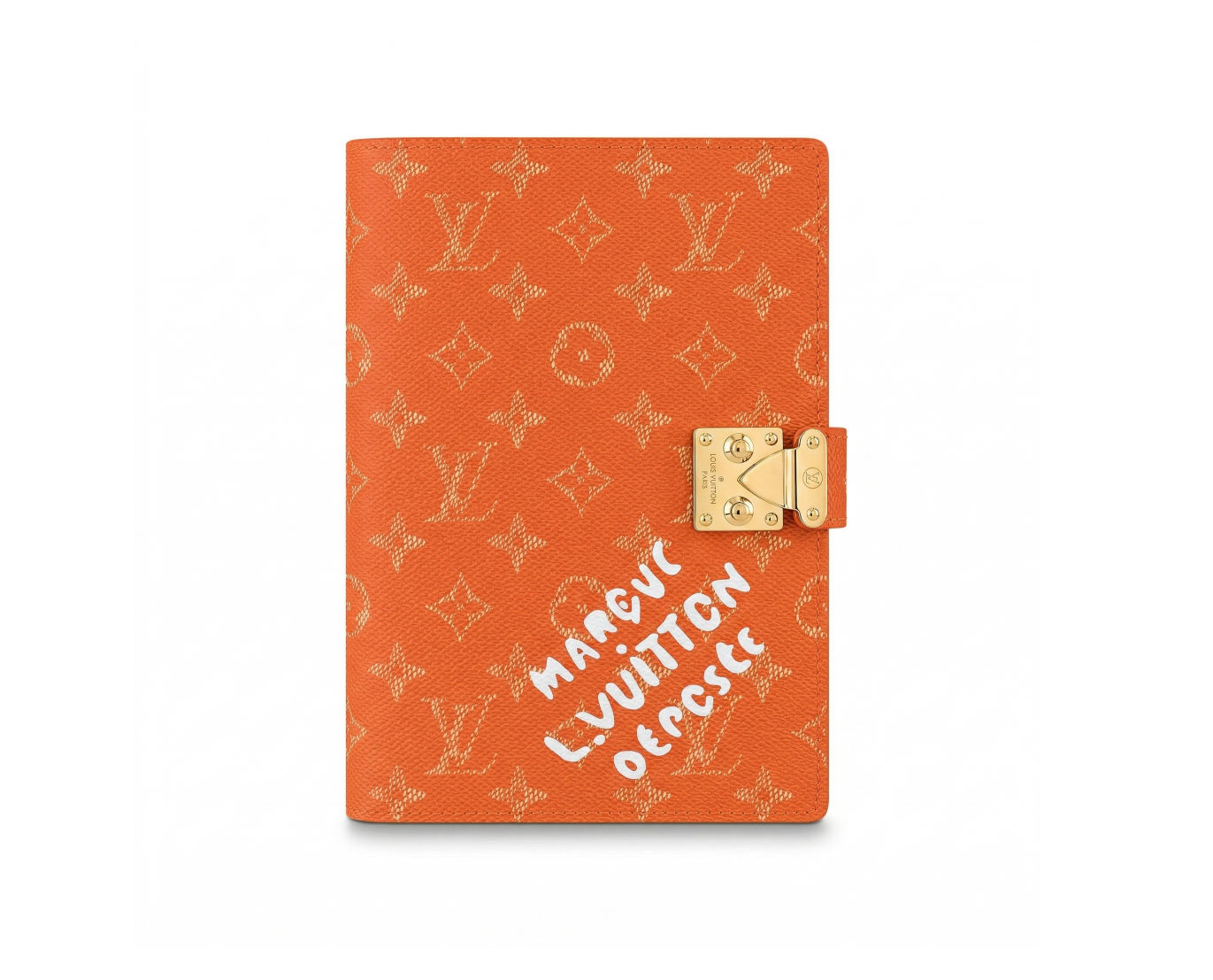 LOUIS VUITTON New LV Notebook With Monogram Embossed & Color Painted Patterns