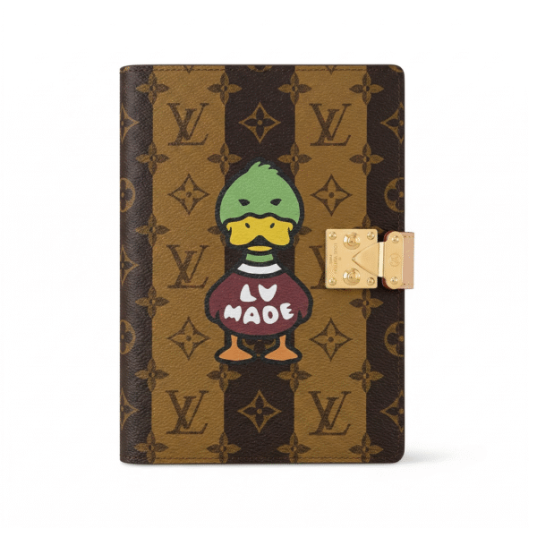 LOUIS VUITTON New LV Notebook With Monogram Embossed & Color Painted Patterns