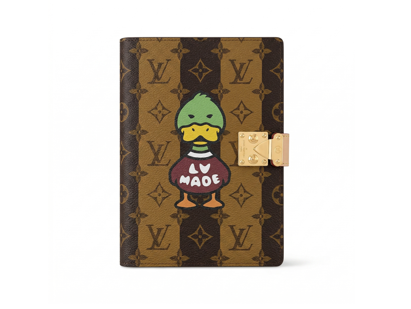 LOUIS VUITTON New LV Notebook With Monogram Embossed & Color Painted Patterns