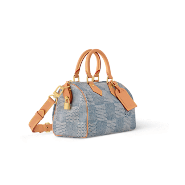 N40700 LV  DENIM SPEEDY 25 BANDOULIÈRE  (25*15*15cm)