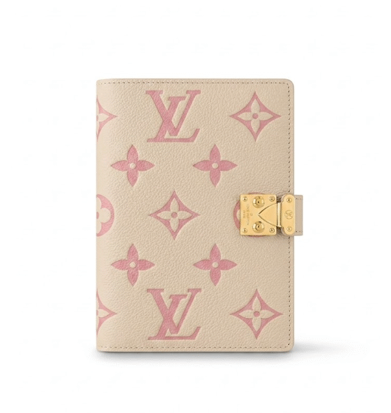 LOUIS LUITTON Notebook Cover Paul Planner(20*14)beige/pink