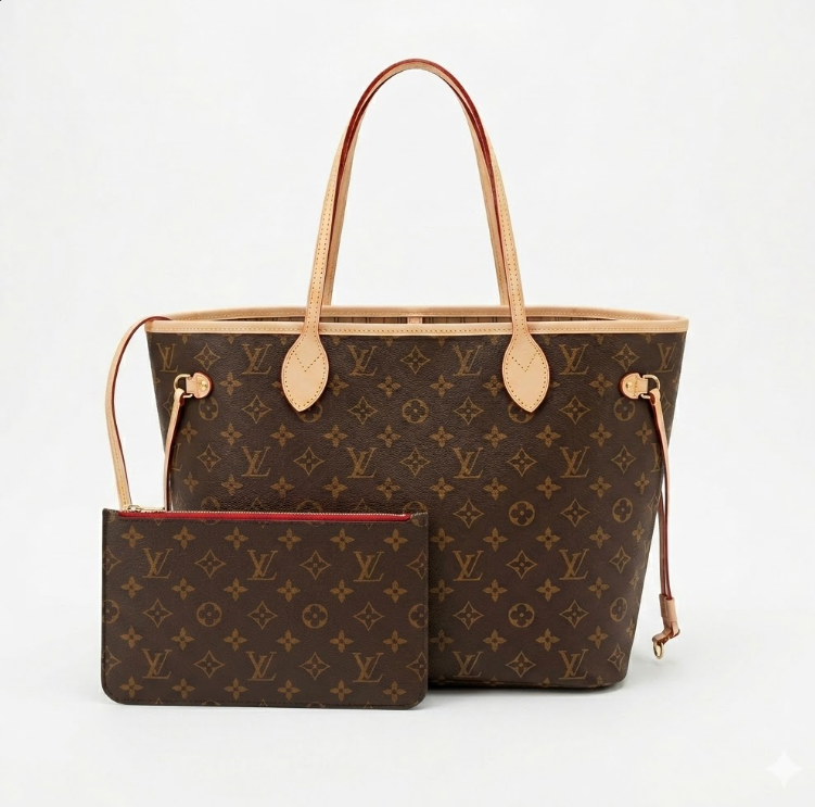 Louis Vuitton Neverfull MM (Red Inside) -32*29*17CM