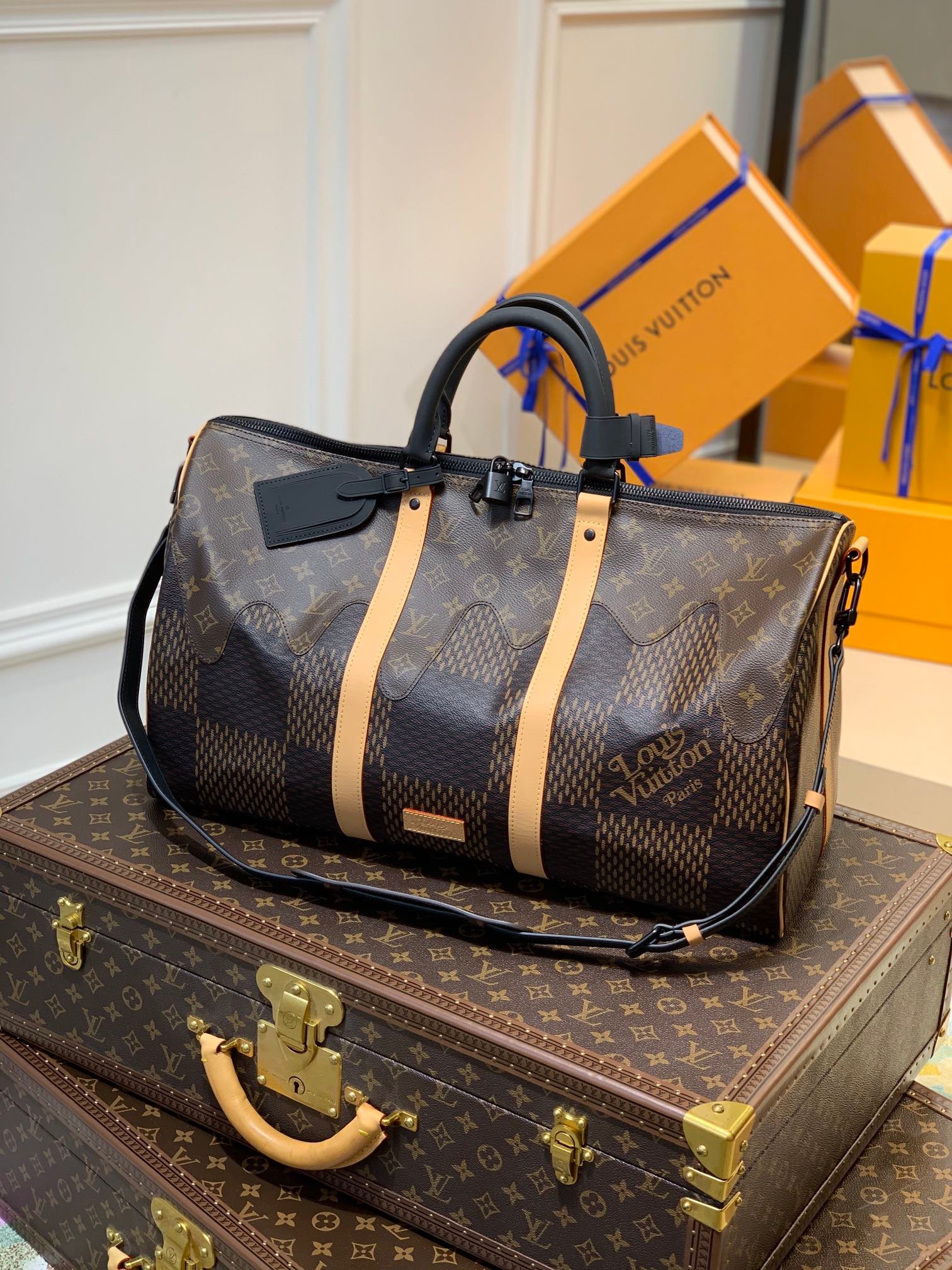LouisV M40360 Keepall Bandoulière 50 Monogram XXL (50x22x27cm)
