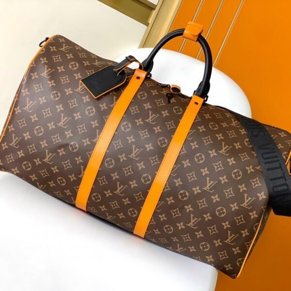 LouisV M46703 Keepall Bandoulière 45 Monogram Macassar (45x31x24cm)