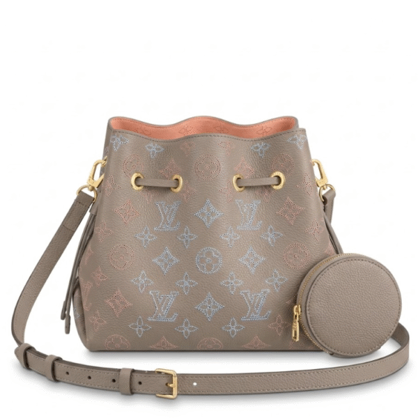 M23388 LouisV Bella Bucket Light Grey Gradient Hollow (19x22x14cm)
